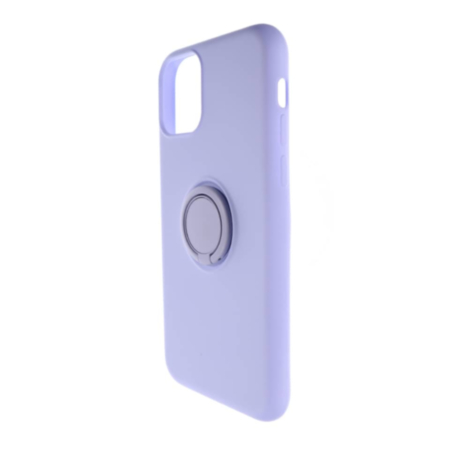 Soft Solid Case with Ring PURPLE for iPhone 11 Pro Max (Only Ground Shipping)