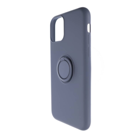 Soft Solid Case with Ring LIGHT BLUE for iPhone 11 Pro Max (Only Ground Shipping)