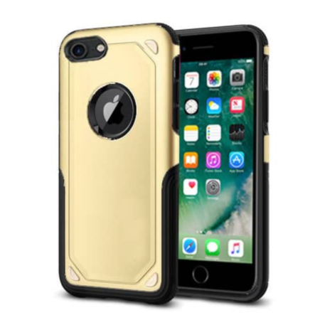 Armor Dual Layer Impact Shockproof Cover - GOLD for iPhone 8P / 7P (Only Ground Shipping)