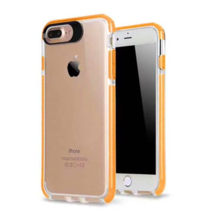 Slim Fit TPU Hybrid Protection Case - ORANGE for iPhone 8P / 7P / 6SP / 6P (Only Ground Shipping)