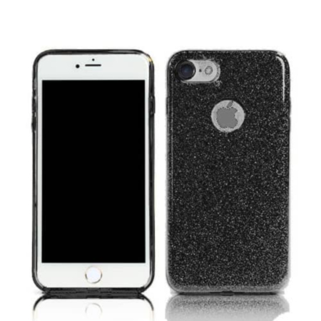 Shiny Film Material Innovation TPU Case - BLACK for iPhone 8P / 7P (Only Ground Shipping)