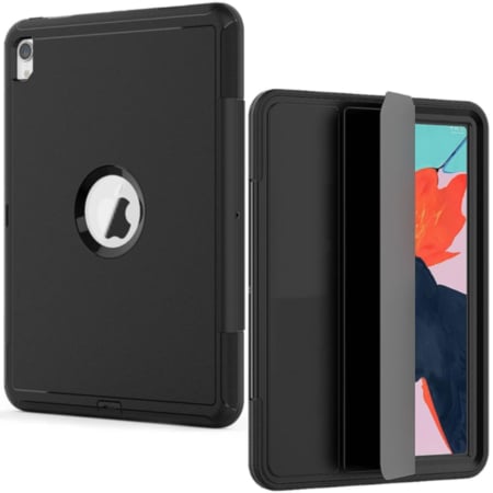 Full Body Protective Case - BLACK for iPad 10.2" (7th / 8th / 9th) (Only Ground Shipping)
