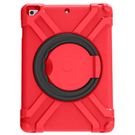 Shockproof Circle Stand Case - RED for iPad 10.2" (7th / 8th / 9th) / Air 3 / Pro 10.5 (Only Ground Shipping)