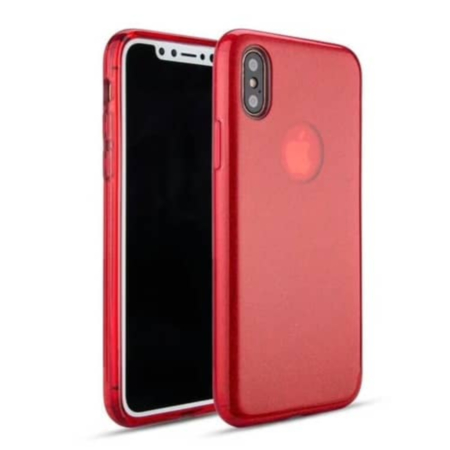 Shiny Film Material Innovation TPU Case - RED for iPhone XR (Only Ground Shipping)
