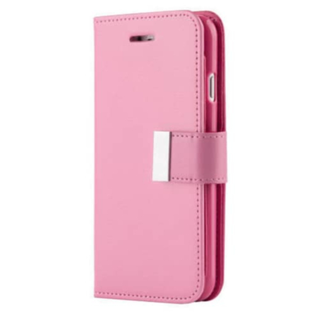 Galaxy S20 Ultra Design Wallet with Extra Pocket Case - PINK (Only Ground Shipping)