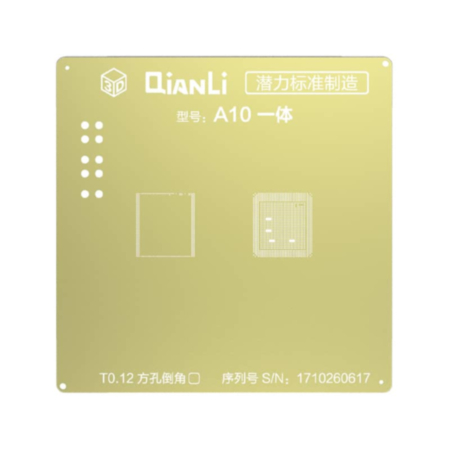 QianLi 3D Golden Stencil CPU for iPhone 7 / 7P (A10) (Not Returnable)