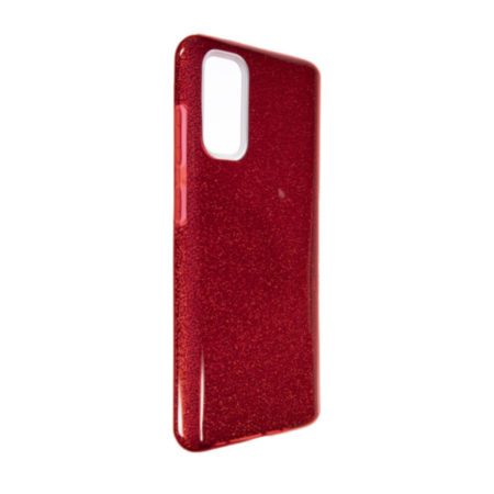 Galaxy S20 Ultra Shiny Film Material Innovation TPU Case - RED (Only Ground Shipping)