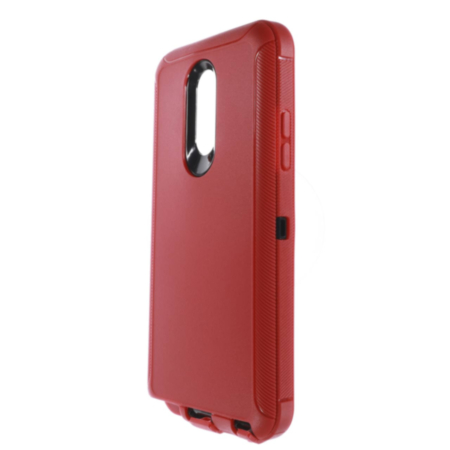 Heavy Duty Case for LG Stylo 5 (RED) (Only Ground Shipping)