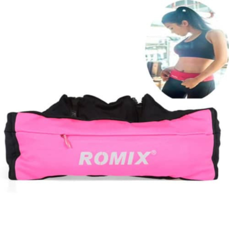 Romix RH26 (4.7") Elastic Spandex Sports Waist Bag Pouch (PINK) (Only Ground Shipping)