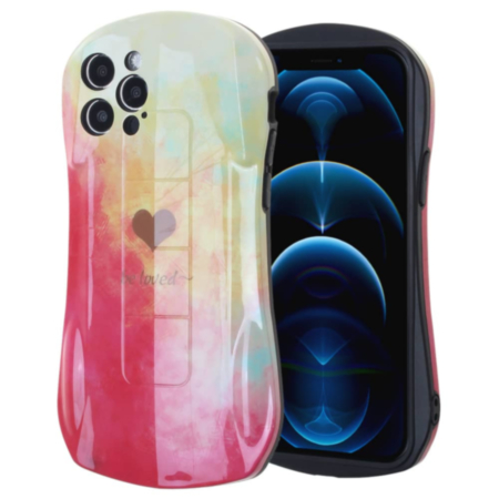 Be Loved Heart Pattern Silicone Case - Style 1 for iPhone XR (Only Ground Shipping)