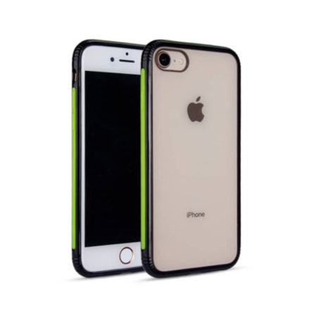 Shockproof Transparent Soft Gel TPU Case - YELLOW for iPhone 8P / 7P / 6SP / 6P (Only Ground Shipping)