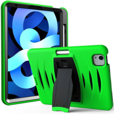 Shockproof Case with Pen Slot - GREEN for iPad Air 4 / Air 5 / Pro 11 (1st / 2nd / 3rd / 4th) (Only Ground Shipping)