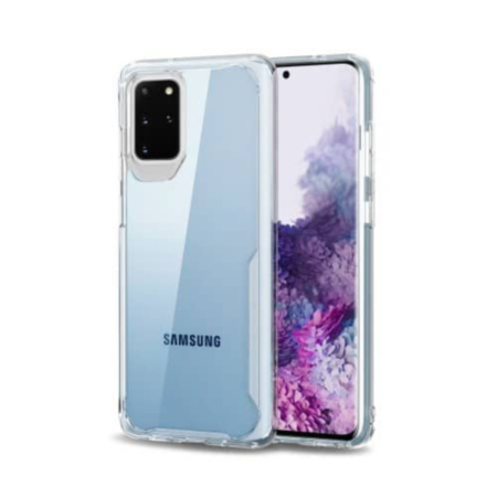 Galaxy S20 Luxury TPU Hybrid Protection Case - CLEAR (Only Ground Shipping)