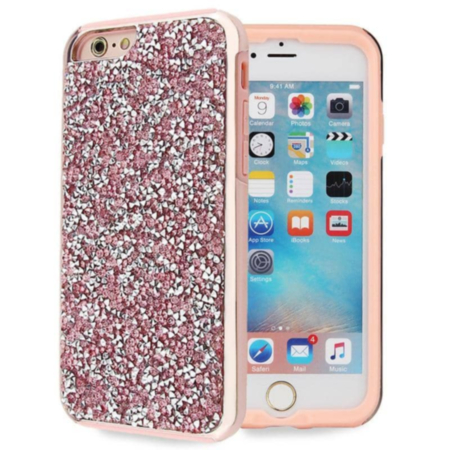 Bling Diamond Crystal Dual Layer Protection Case - ROSE GOLD for iPhone 8P / 7P (Only Ground Shipping)