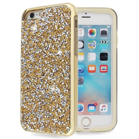 Bling Diamond Crystal Dual Layer Protection Case - GOLD for iPhone 8P / 7P (Only Ground Shipping)