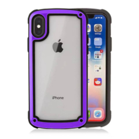 Premium Hybrid Protective Case - PURPLE for iPhone 8P / 7P (Only Ground Shipping)