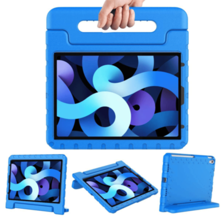 Handle Stand Shockproof Kids Case - LIGHT BLUE for iPad Mini 6 / 7 (A17 Pro) (Only Ground Shipping)