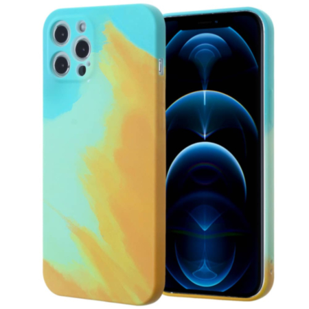Full Cover Watercolor Silicone Case - Style 3 for iPhone 8P / 7P (Only Ground Shipping)
