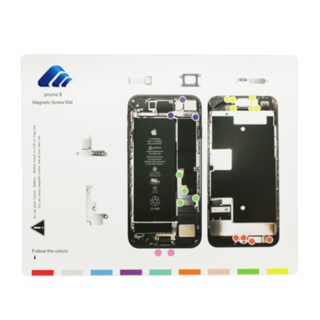 Magnetic Screw Mat for iPhone 8 (Not Returnable)