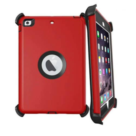 Heavy Duty Case with Clip - RED for iPad 10.2" (7th / 8th / 9th) (Only Ground Shipping)