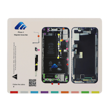 Magnetic Screw Mat for iPhone X (Not Returnable)