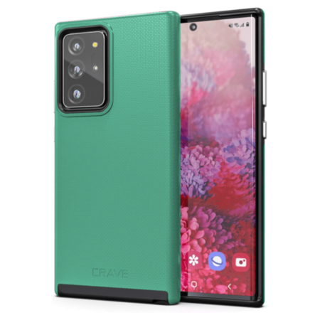 Galaxy Note 20 Shock Absorption Protective Dual Layer Case - TEAL (Only Ground Shipping)