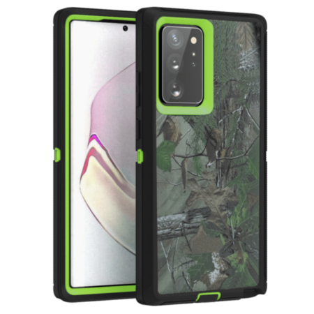Heavy Duty Case for Galaxy Note 20 (CAMO GREEN) (Only Ground Shipping)