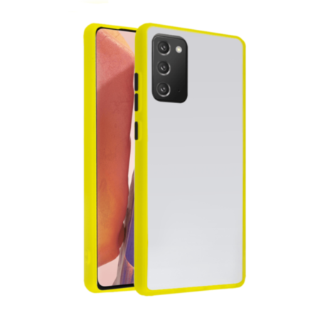 Hard PC Rear / Soft TPU Colorful Border Case - Style 4 for Galaxy Note 20 (Only Ground Shipping)