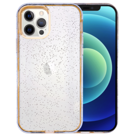 Transparent Shining Heavy Duty Case - ROSE GOLD for iPhone XR (Only Ground Shipping)
