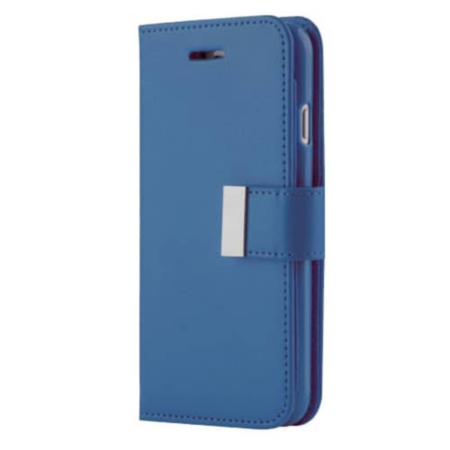 Galaxy S20 Ultra Design Wallet with Extra Pocket Case - NAVY BLUE (Only Ground Shipping)