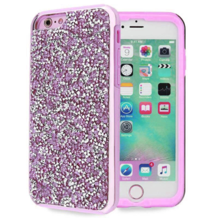 Bling Diamond Crystal Dual Layer Protection Case - PINK for iPhone 8P / 7P (Only Ground Shipping)