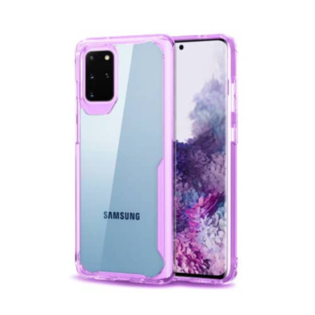 Galaxy S20 Luxury TPU Hybrid Protection Case - PURPLE (Only Ground Shipping)