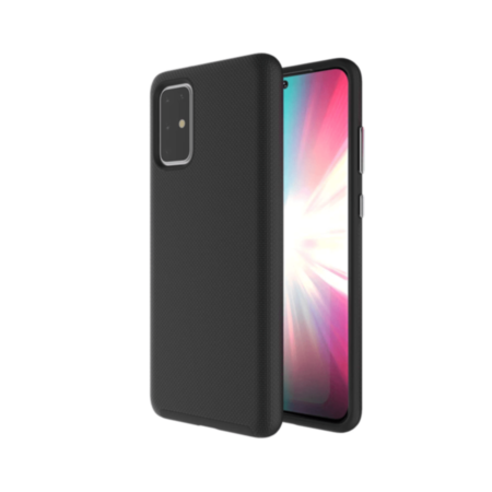 Galaxy S20 Shock Absorption Protective Dual Layer Case - BLACK (Only Ground Shipping)