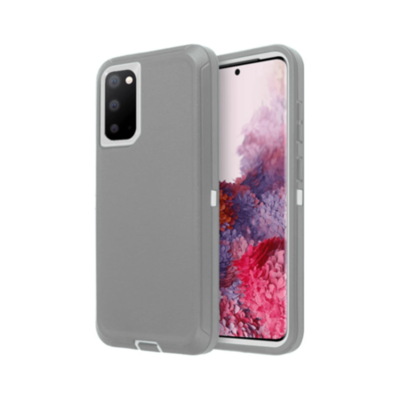 Heavy Duty Case for Galaxy S20 Plus (DARK GRAY & WHITE) (Only Ground Shipping)