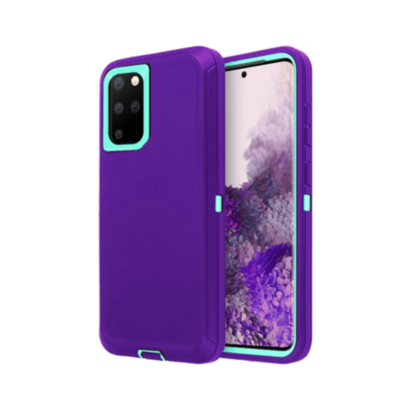 Heavy Duty Case for Galaxy S20 Plus (PURPLE & TEAL) (Only Ground Shipping)