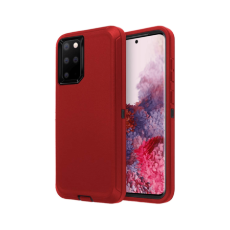 Heavy Duty Case for Galaxy S20 (RED & BLACK) (Only Ground Shipping)