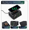 QianLi Mega-Idea PQW110 110W Fast Charging Digital Display Desktop Power Supply with Wireless Charging (Only Ground Shipping)