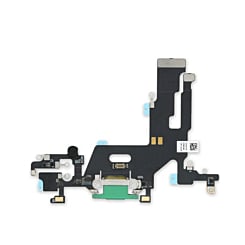 Grab the wholesale deals on the Charging Port Flex Cable for iPhone 11 in green, aftermarket version.