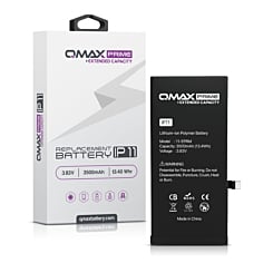 Stock up on the QMAX Prime Extended Capacity Replacement Battery for iPhone 11, spot weld not required, 3500 mAH.