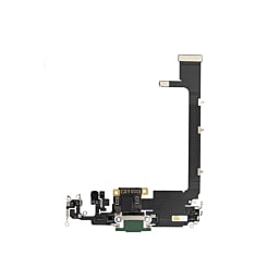 Order the charging port flex cable for iPhone 11 Pro Max in midnight green. It’s an aftermarket part.