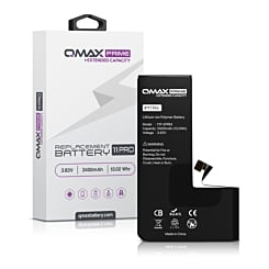 Grab the wholesale deals on the QMAX Prime extended capacity replacement battery for iPhone 11 Pro, 3400 mAh. Spot weld not required.