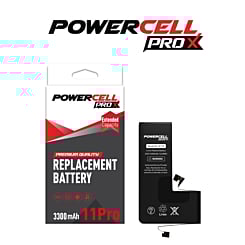 Shop the POWERCELL PRO extended capacity replacement battery for iPhone 11 Pro, 3300 mAh.