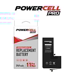 Grab the wholesale deals on the Powercell Pro replacement battery for iPhone 11 Pro Max, 3969 mAh.