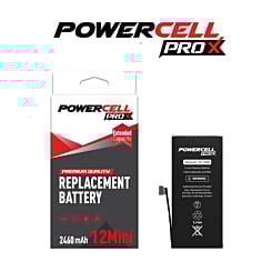 POWERCELL PRO Extended Capacity Replacement Battery for iPhone 12 Mini (2460 mAH)