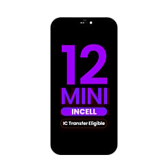 Order the LCD assembly for iPhone 12 Mini – Aftermarket Incell QV7, IC transfer eligible.
