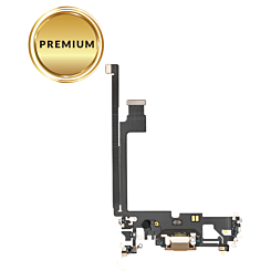 Buy the Charging Port Flex Cable for iPhone 12 Pro Max GOLD Premium.

