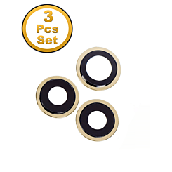 Stock up on the Back Camera Lens with Bracket for iPhone 12 Pro Max GOLD 3 Piece Set Premium.


