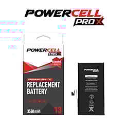 Order the POWERCELL PRO Extended Capacity Battery Replacement for iPhone 13 3560 mAh.


