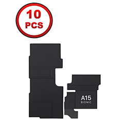 Order the 2-piece mainboard heat shield set, pack of 10, for iPhone 13 Pro Max.

