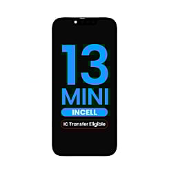 Purchase the LCD Assembly for iPhone 13 Mini Aftermarket Incell QV6 IC Transfer Eligible.

